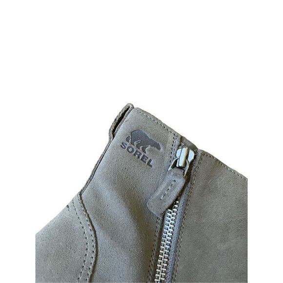 Sorel Emelie Zip Boots Gray Tan size 9 - Picture 11 of 14